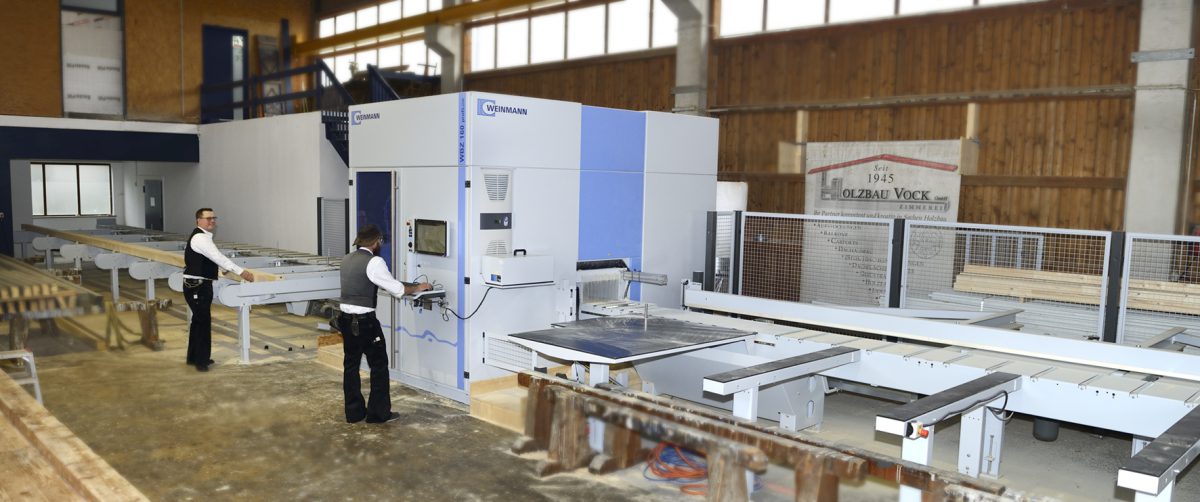 Holzbau Vock GmbH Abbundanlage Holzbau Vock GmbH Zimmermann Heppenheim Bergstraße Abbundanlage